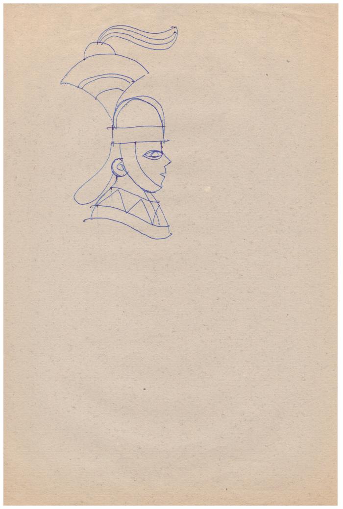 Figurín de Vestuario.