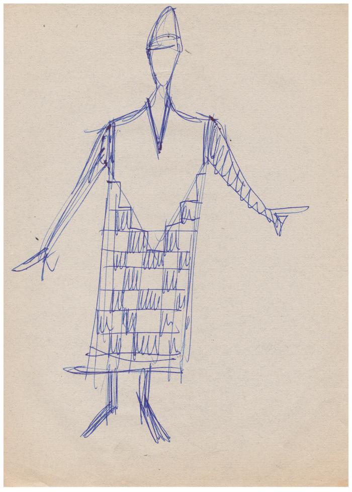 Figurín de Vestuario.
