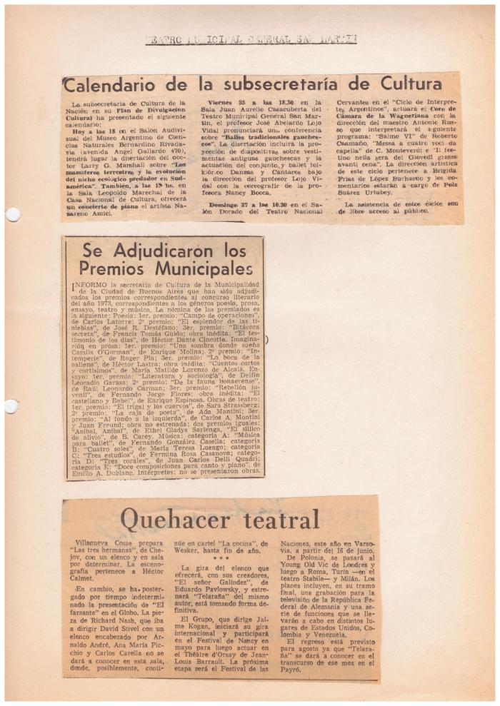 Articulo de prensa. 