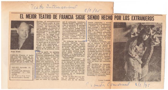 Articulo de prensa. 