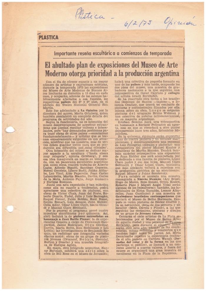 Articulo de prensa.