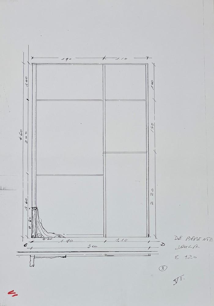 Plano de escenografía.