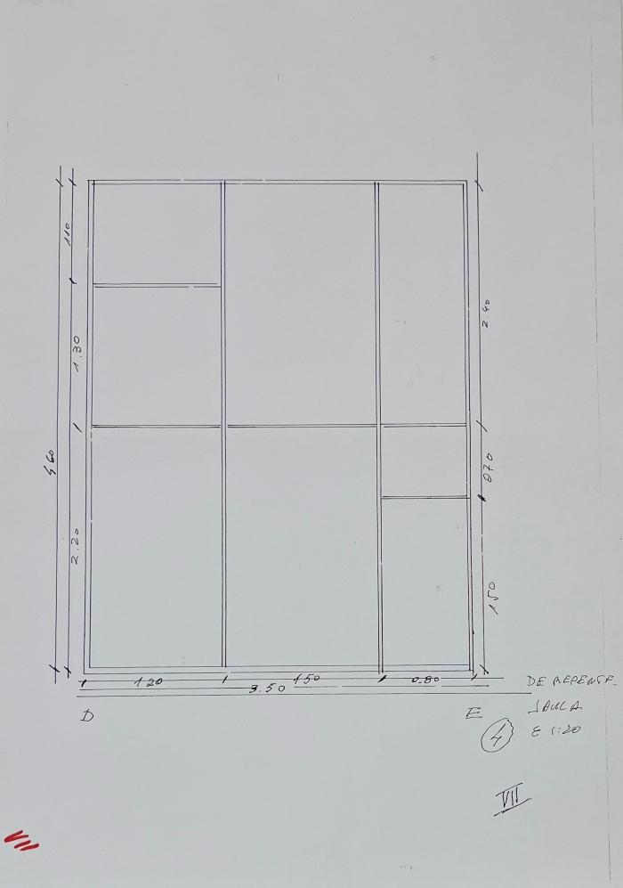 Plano de escenografía.