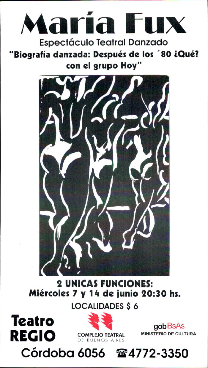 Programa de María Fux.