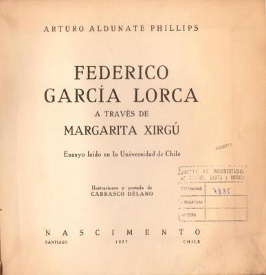 Federico García Lorca a través de Margarita Xirgú.