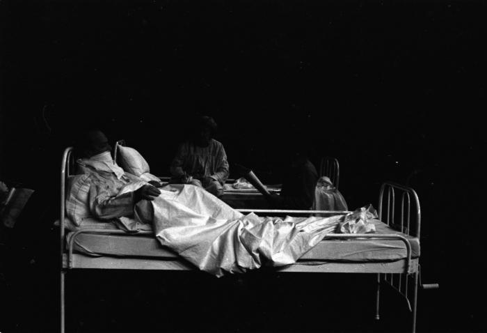 Negativos fotográficos: La gripe.    