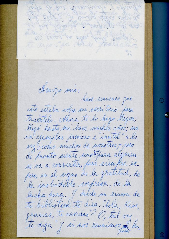 Carta manuscrita Ledesma.