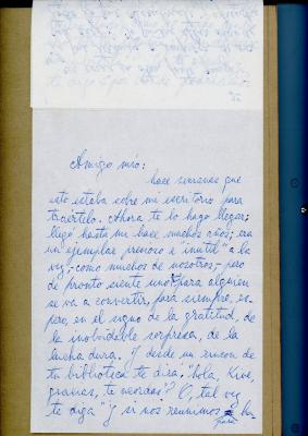 Carta manuscrita Ledesma.