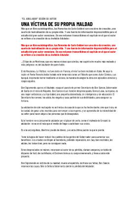 En Off: El Adulador 01