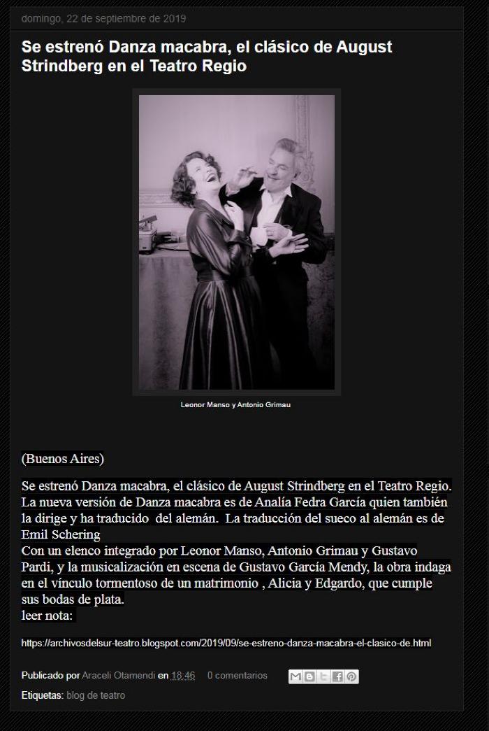 Prensa: Danza macabra 