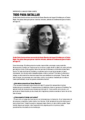 En Off: Danza macabra.