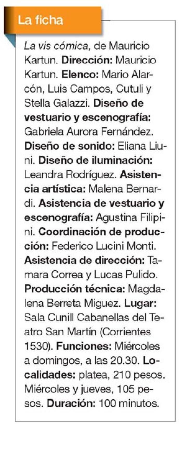 Prensa: La vis cómica.                 