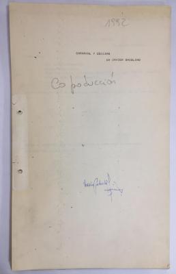 Texto de la obra Carnaval y cenizas.