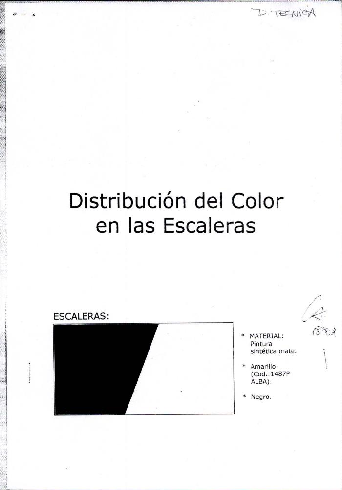 Plano de Escenografía.