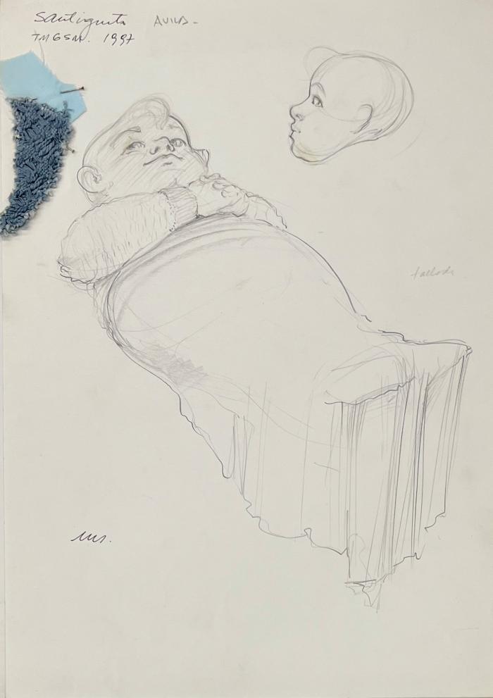 Boceto de Vestuario.