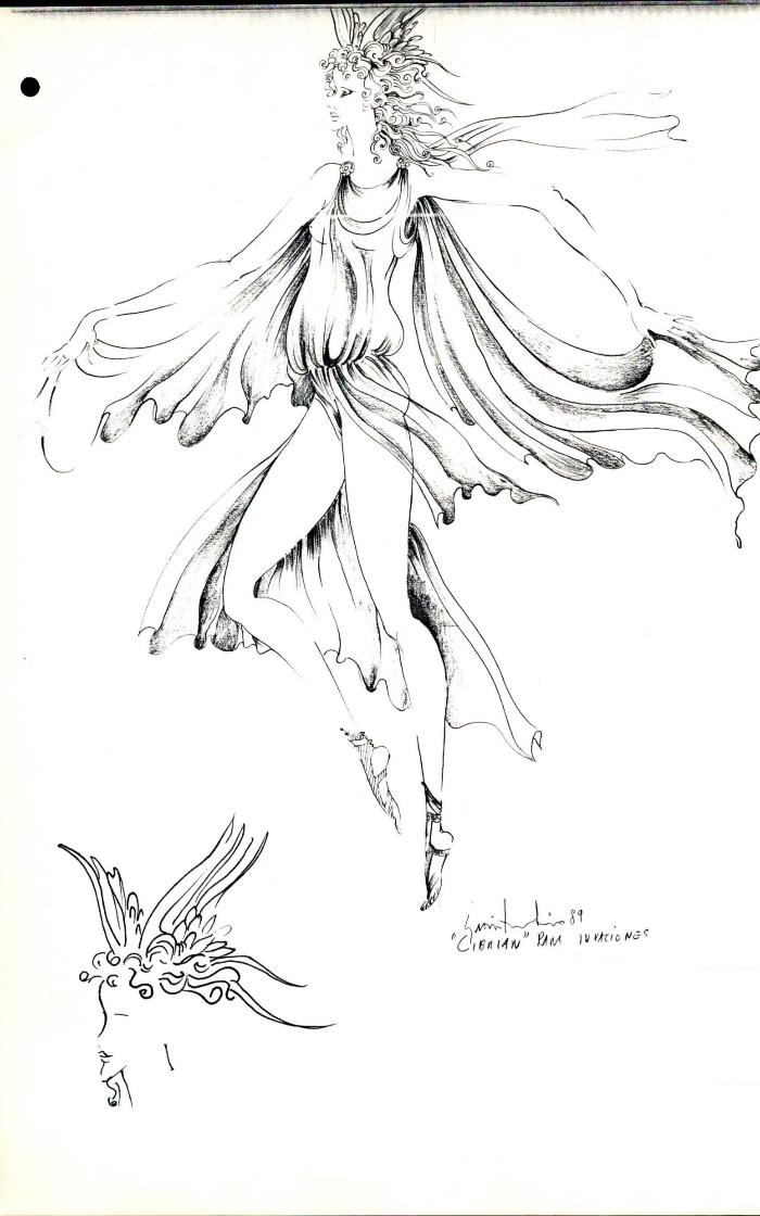 Figurín de vestuario