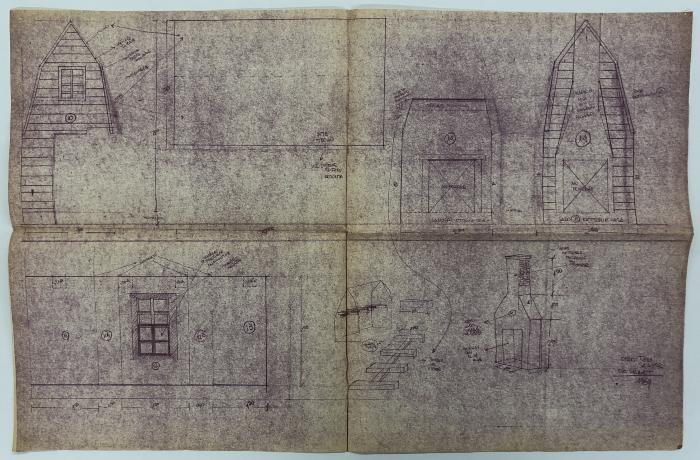 Plano de escenografía.