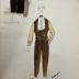 Figurín de vestuario.