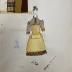 Figurín de vestuario.