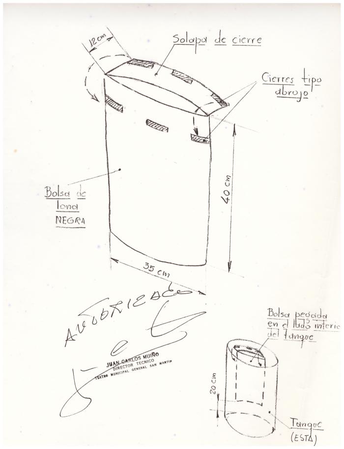 Boceto de utilería.