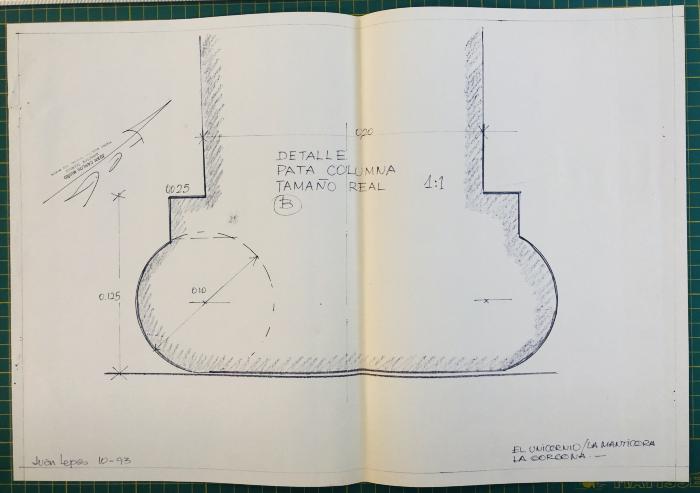 Plano de escenografía.