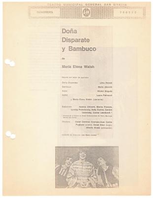 Programa Doña Disparate y Bambuco