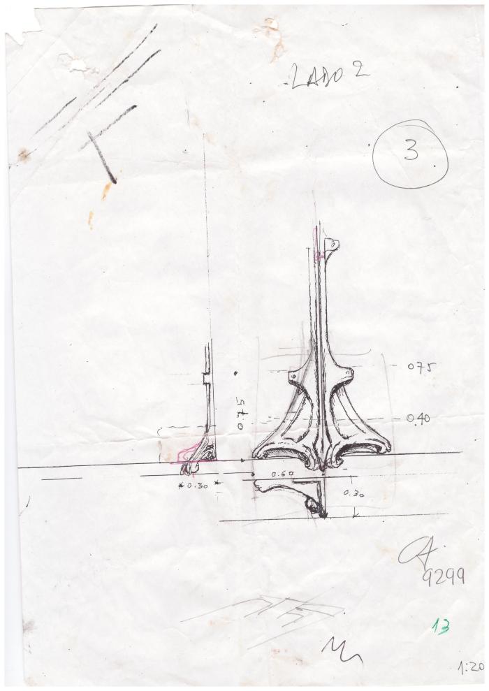 Plano de escenografía.