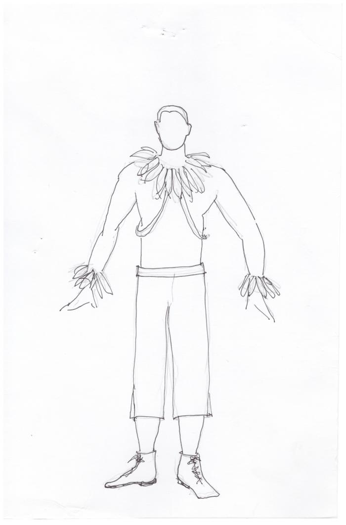 Figurín de Vestuario.