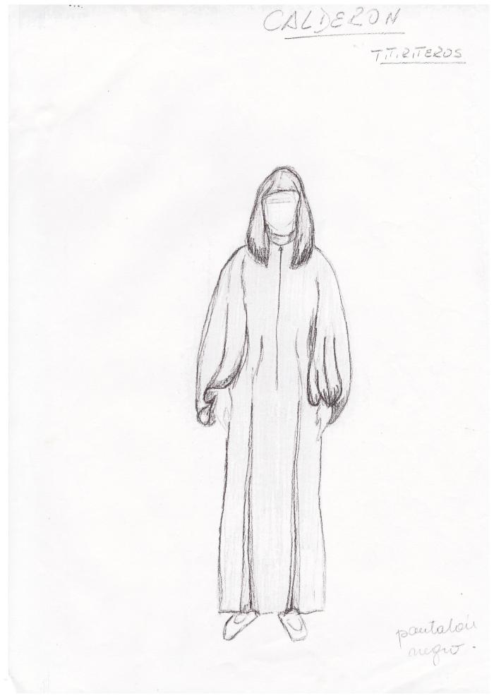 Figurín de Vestuario.