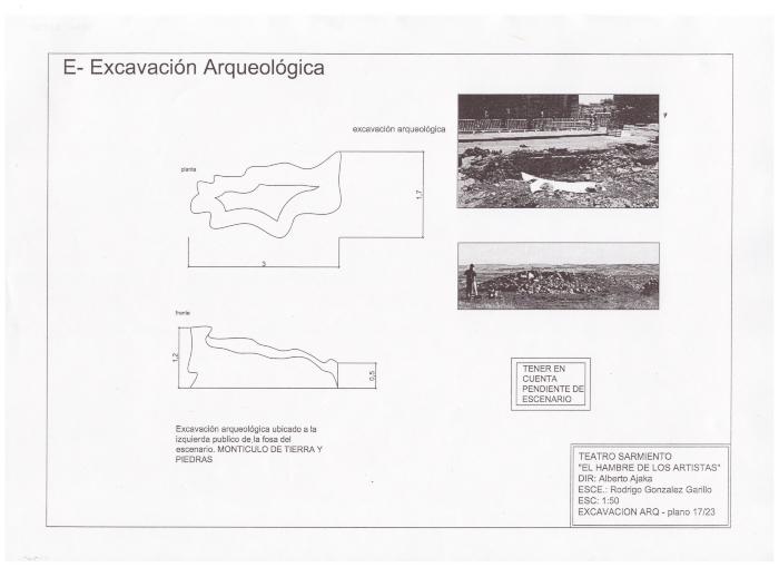 Plano de Escenografía.  