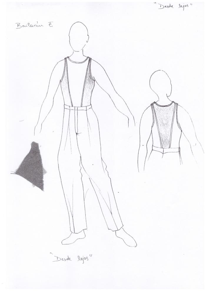 Figurín de Vestuario. 