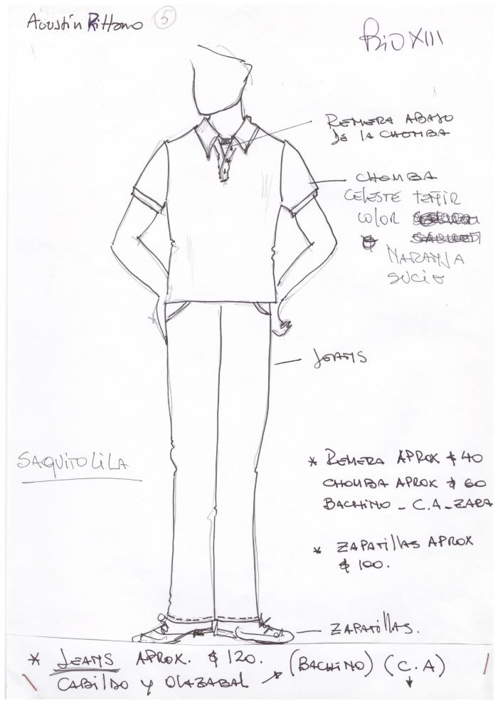 Figurín de Vestuario.