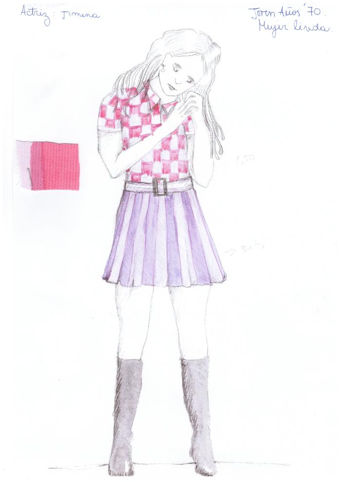Figurín de Vestuario.