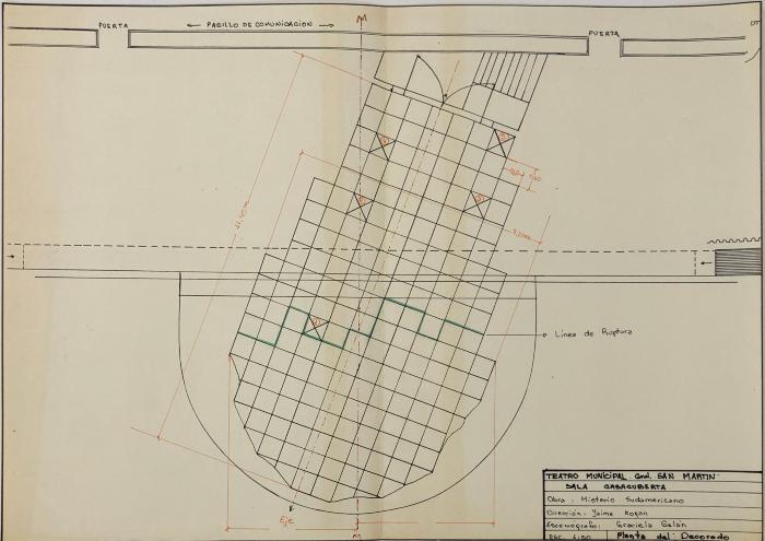 Plano de escenografía 