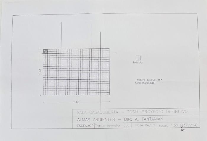 Plano de Escenografía.  