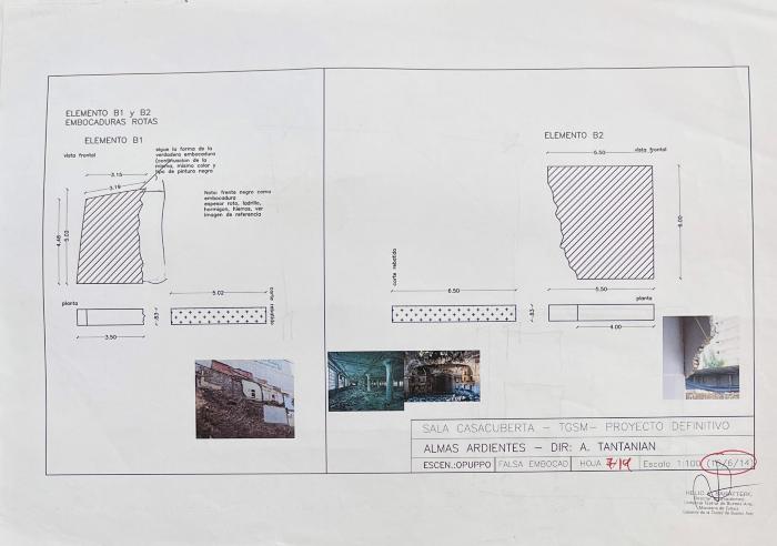 Plano de Escenografía.  