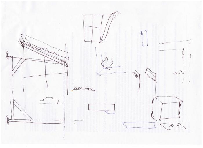 Boceto de Escenografía.
