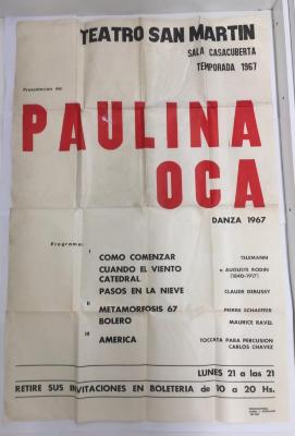 Afiche de Paulina Oca
