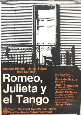 Afiche de Romeo y Julieta y el tango.