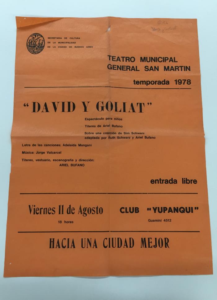 David y Goliat (1978)  