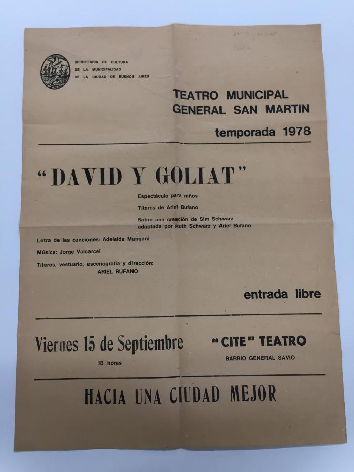 David y Goliat (1978)  