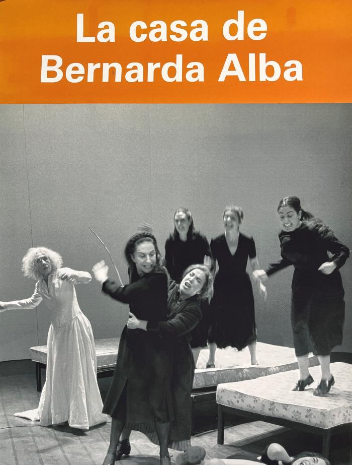 Afiche de La casa de Bernarda Alba.