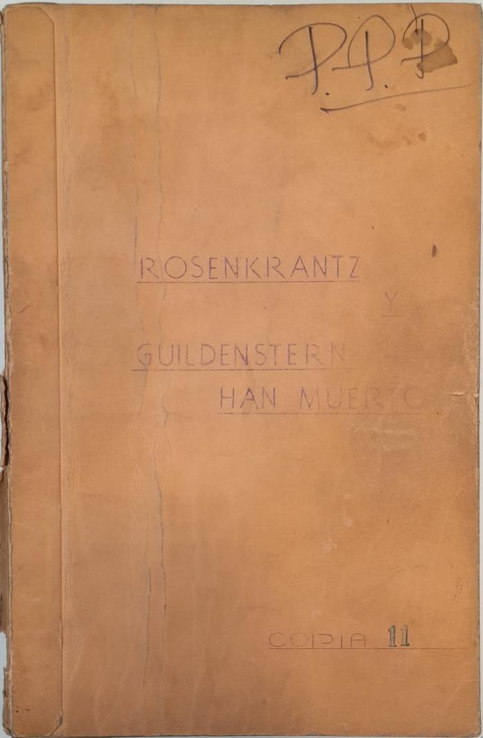 Texto de la obra Rosencrantz y Guildenstern han muerto.