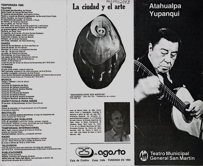 Programa de Atahualpa Yupanqui.