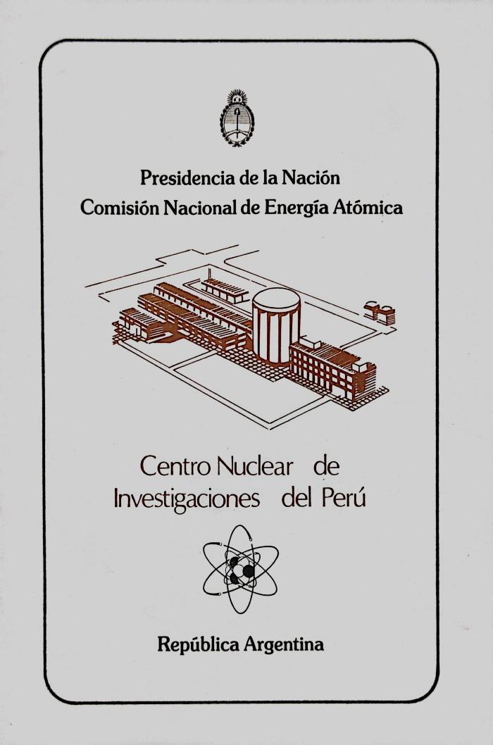 Programa de Centro Nuclear de investigaciones del Perú.