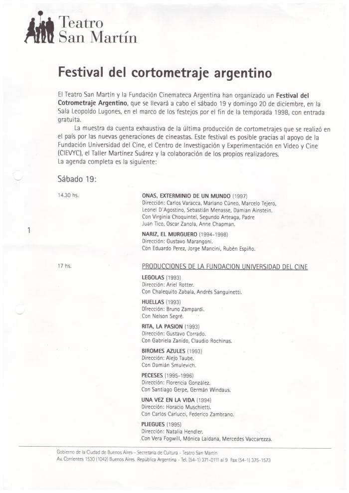 Información de prensa.