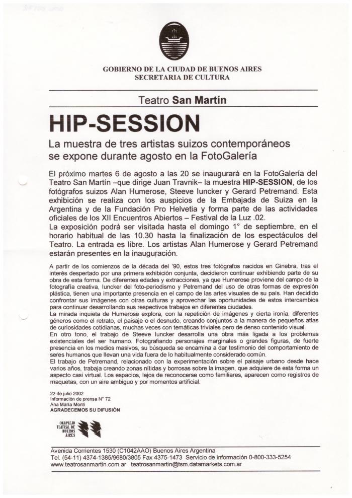 Información de prensa.
