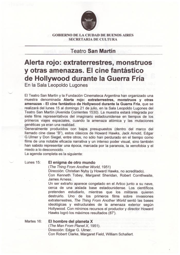 Información de prensa.