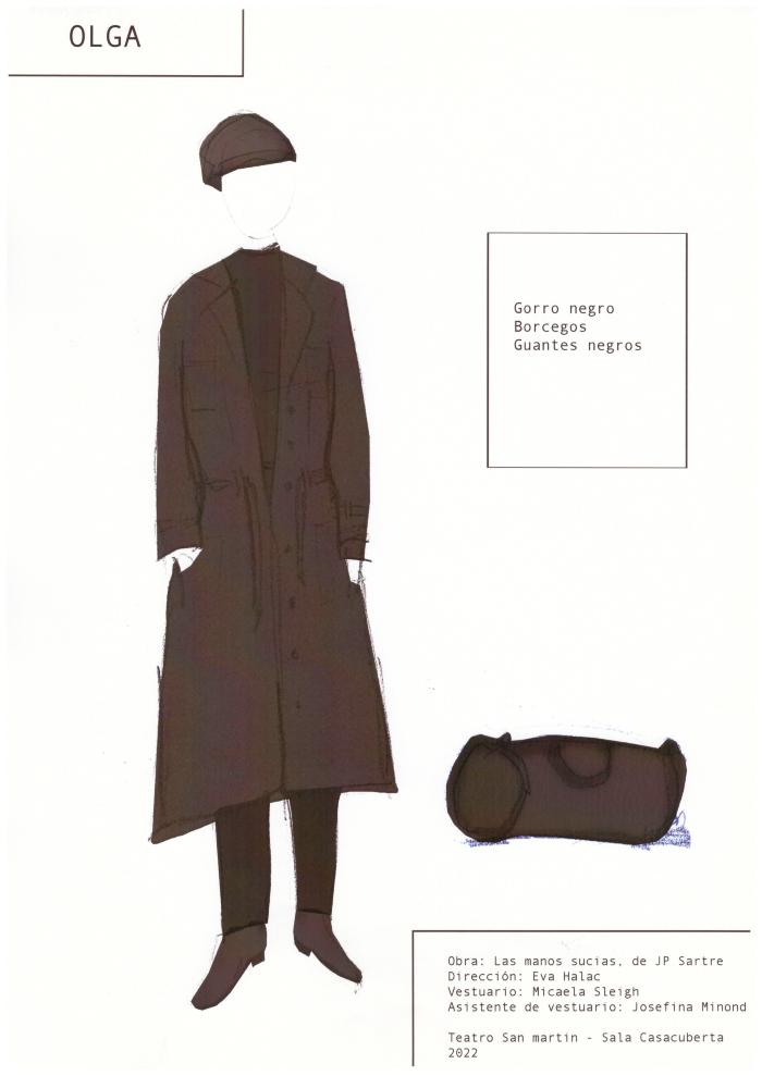Figurín de Vestuario.