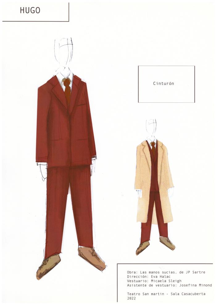 Figurín de Vestuario.